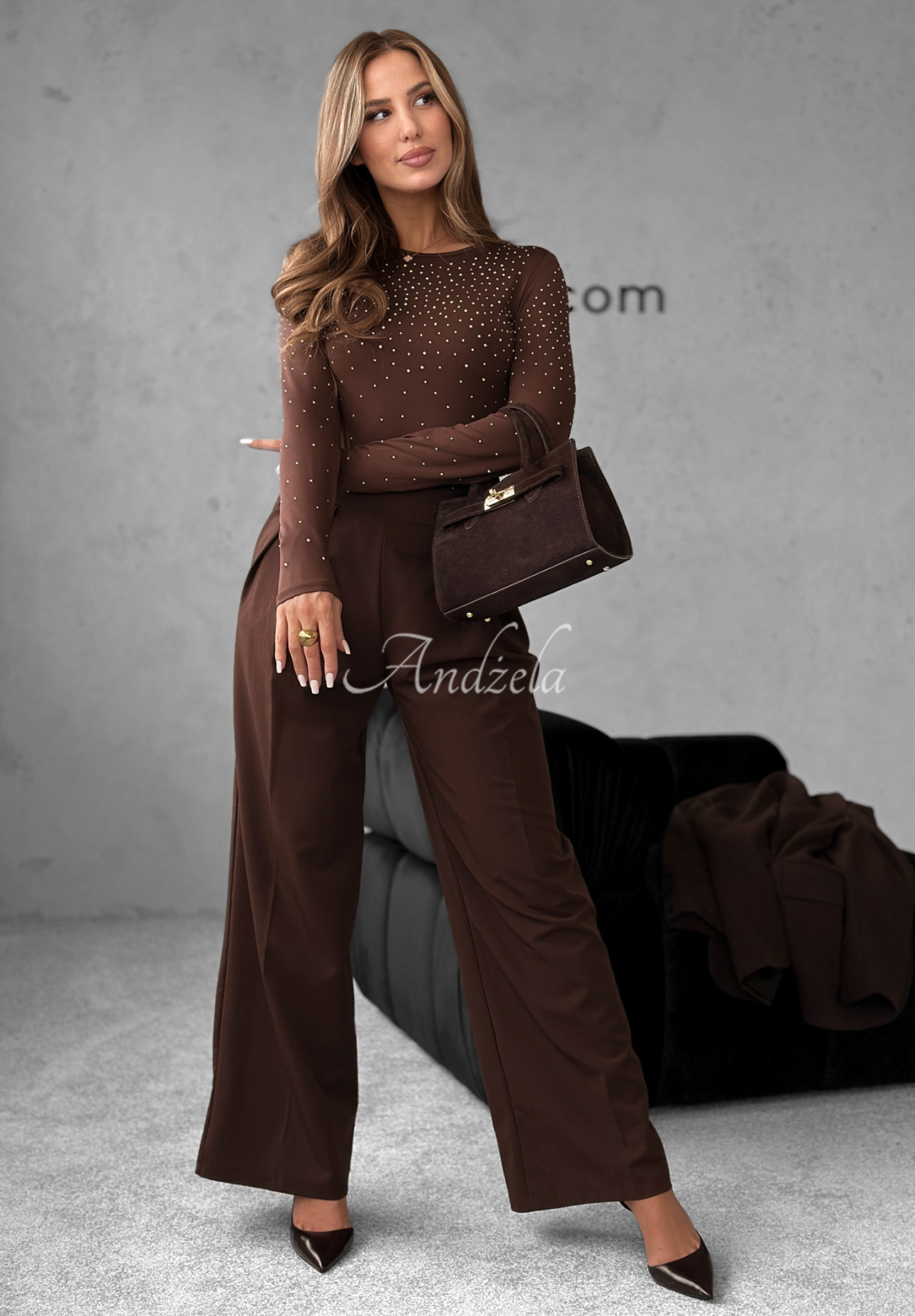 Body s krystalky Crystal Dawn čokoládové