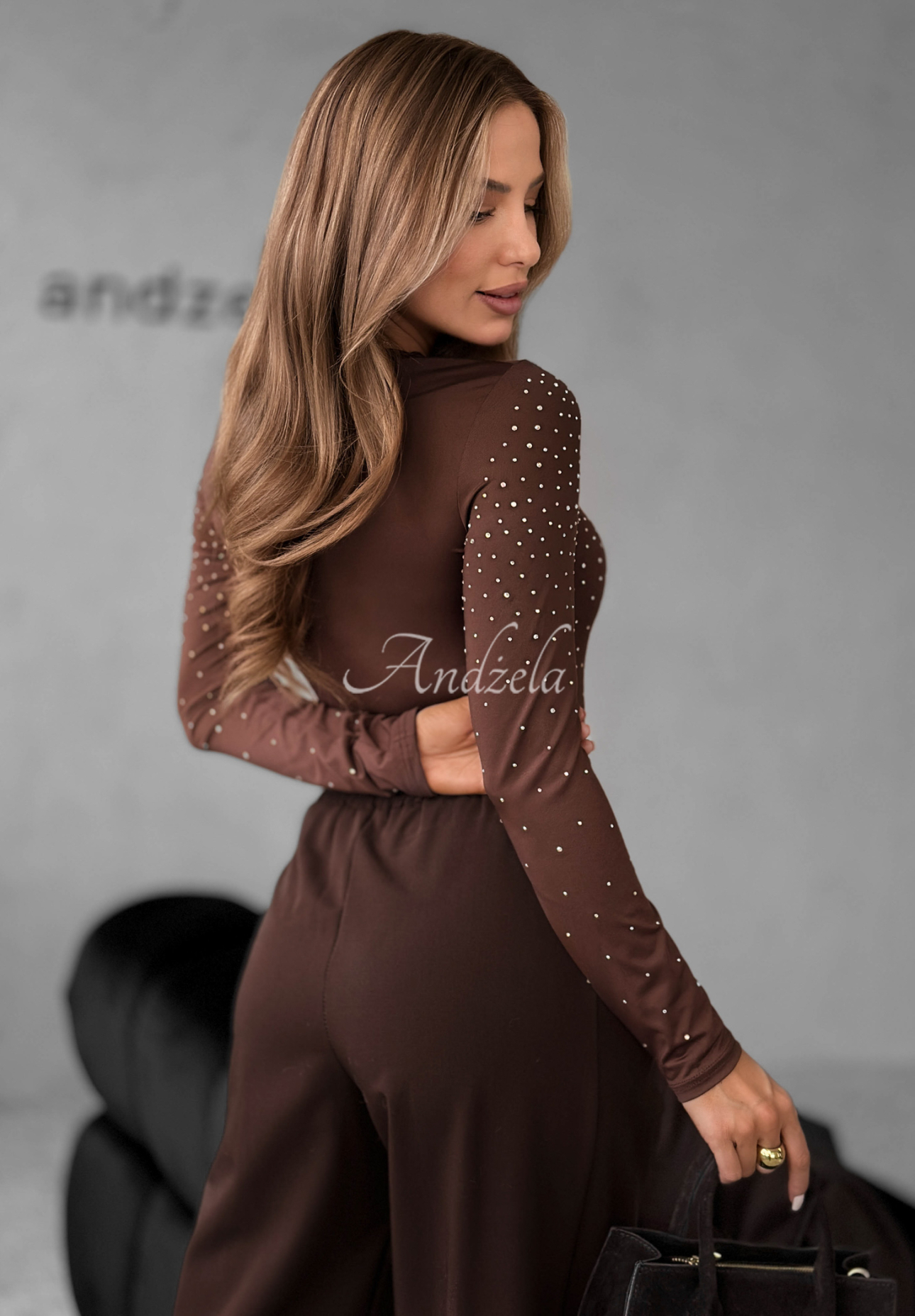 Body s krystalky Crystal Dawn čokoládové