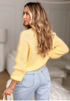 Moherowy Svetr Warm Hug žlutá