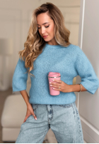 Moherowy Svetr Give Me Space modrý