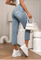 Kalhoty džínové  z paskiem You Know Better modré