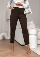 Bavlněné tepláky LA California Star čokoládové