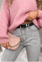 Kalhoty džínové  z paskiem Not Even Close šedé