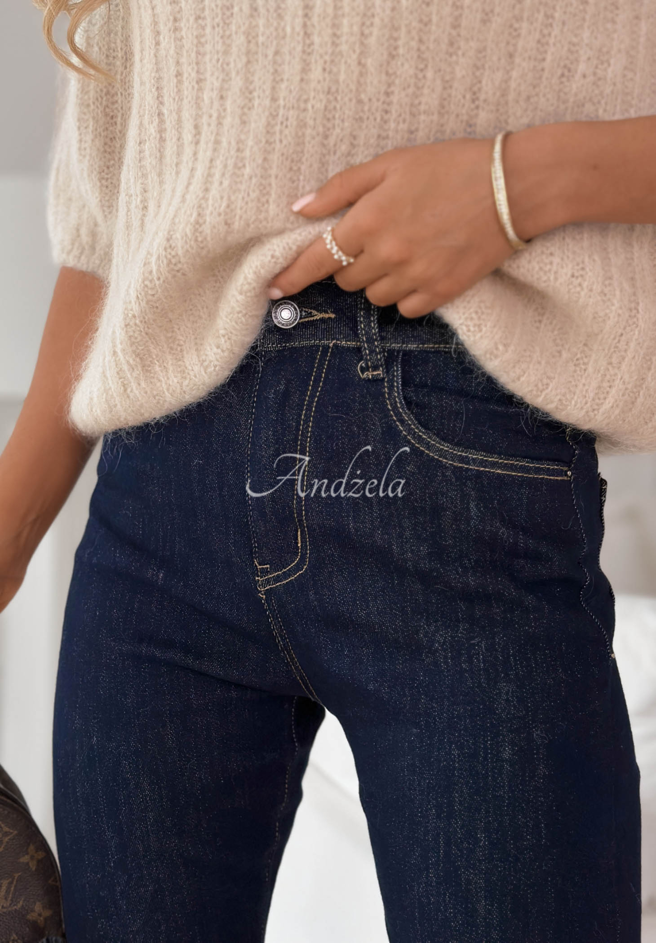 Džíny Thought About It granátové