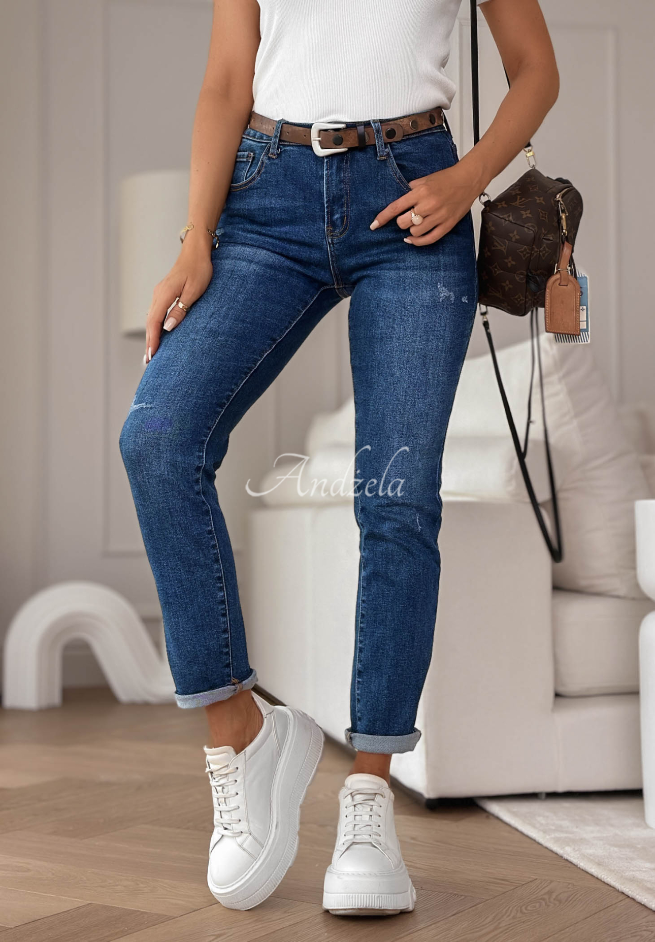 Džíny skinny Missed Again modré