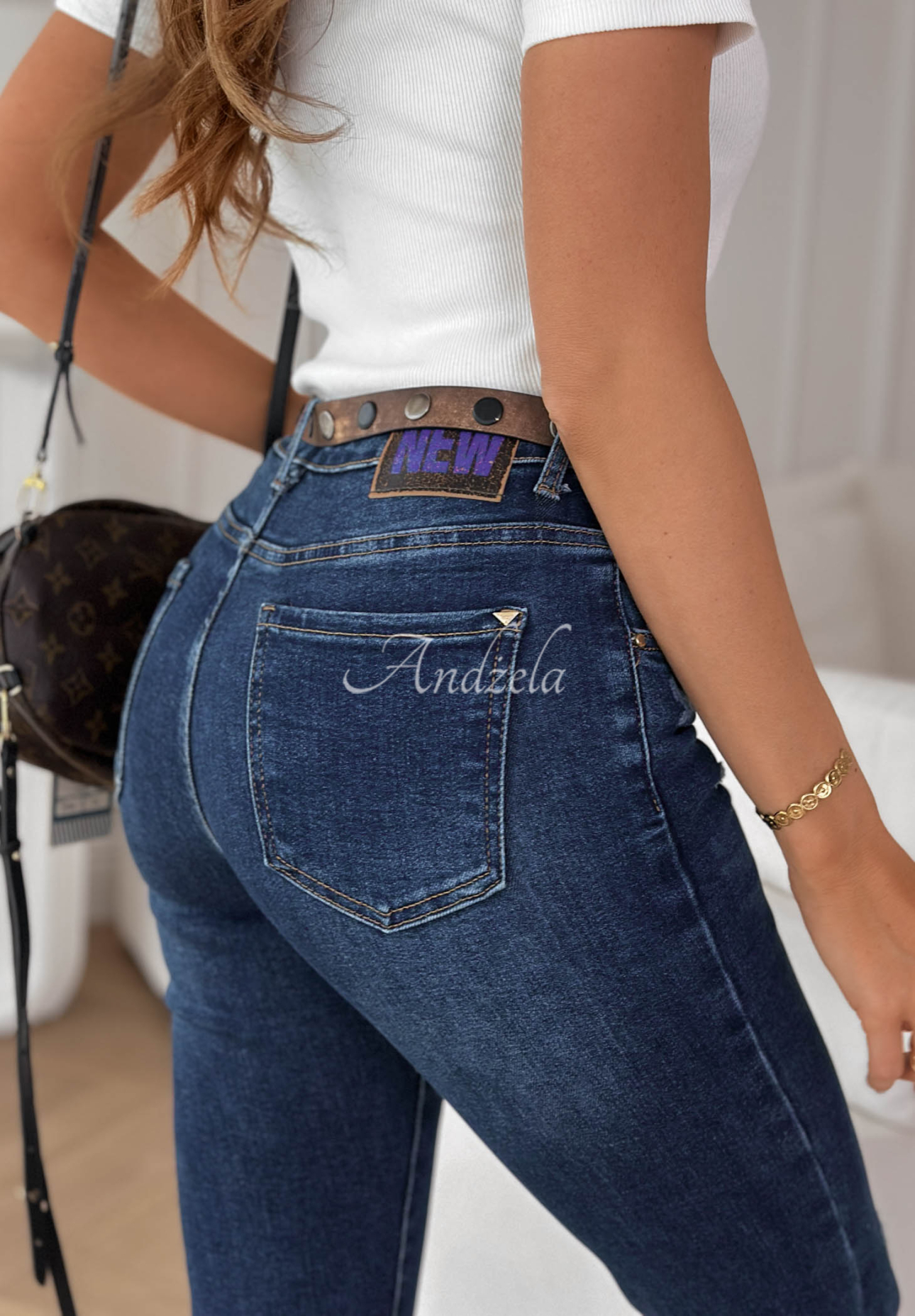 Džíny skinny Missed Again modré