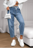 Kalhoty džínové  balloon fit Not Follow modré