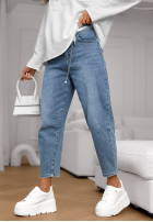 Kalhoty džínové  balloon fit Not Follow modré