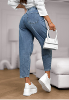 Kalhoty džínové  balloon fit Not Follow modré