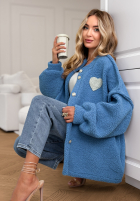 Krátká Bunda sherpa kożuszek April Feels růžová