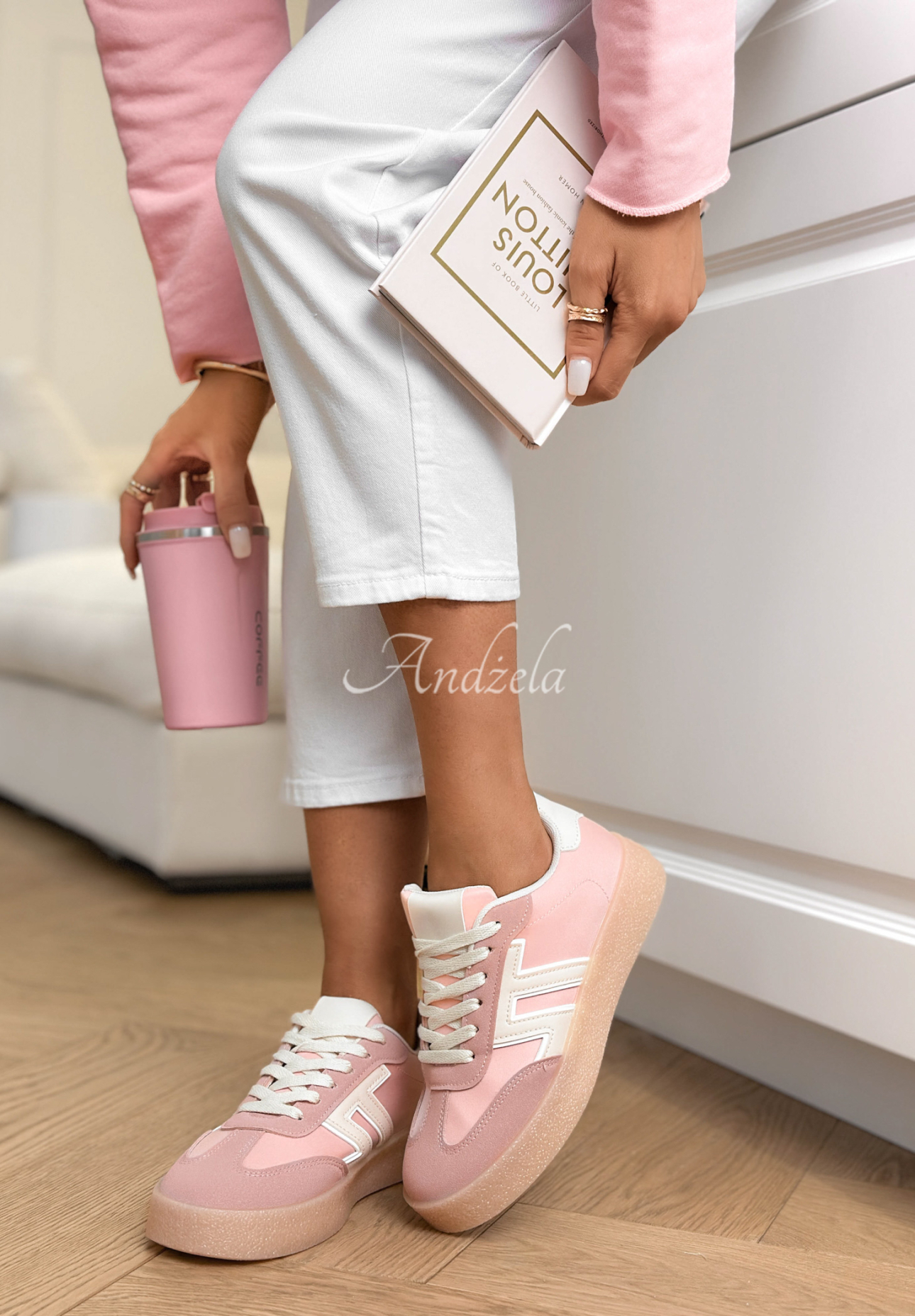 Tenisky Gotta Keep Going růžovo-bílé