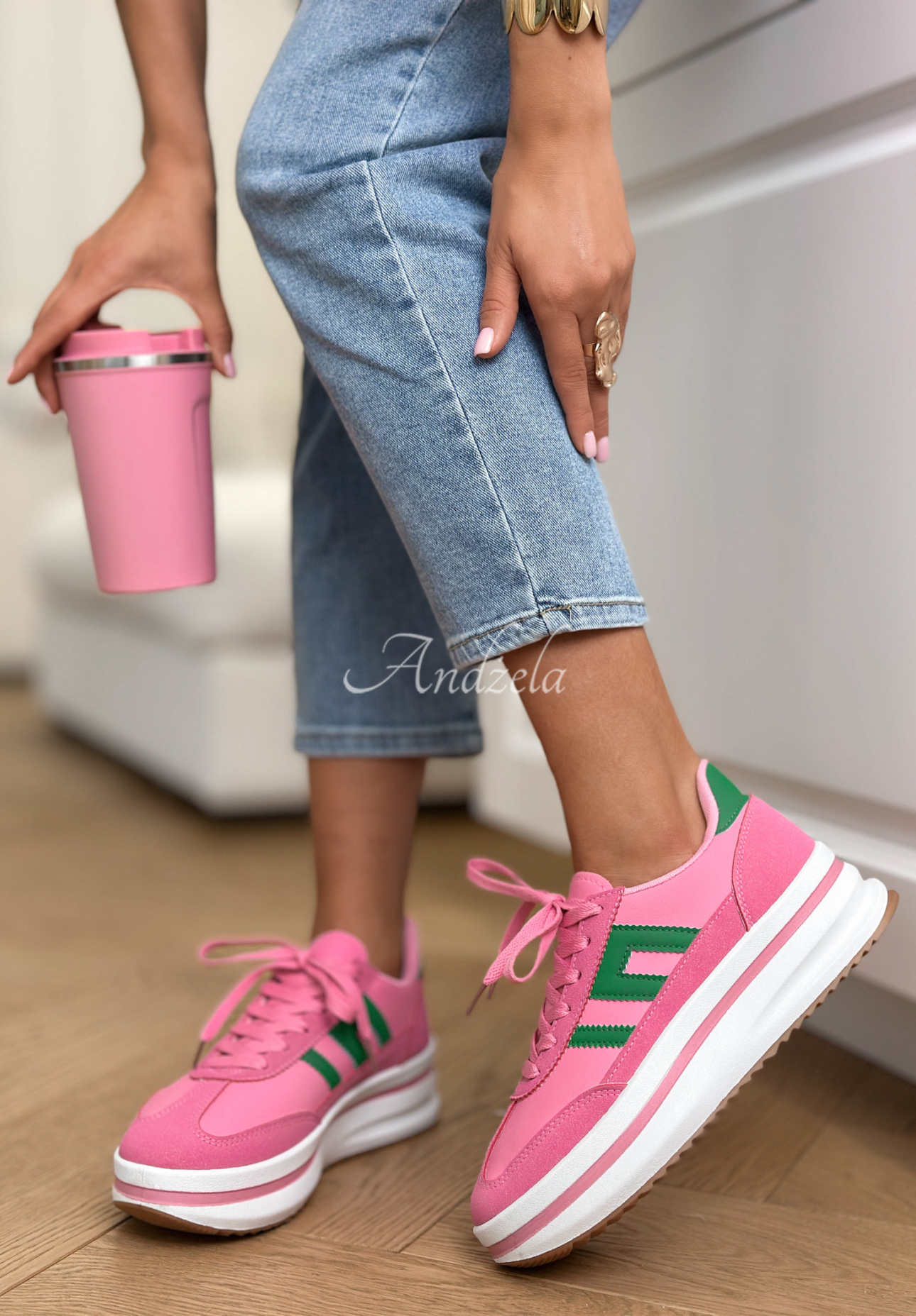 Tenisky Not Going Anywhere růžové