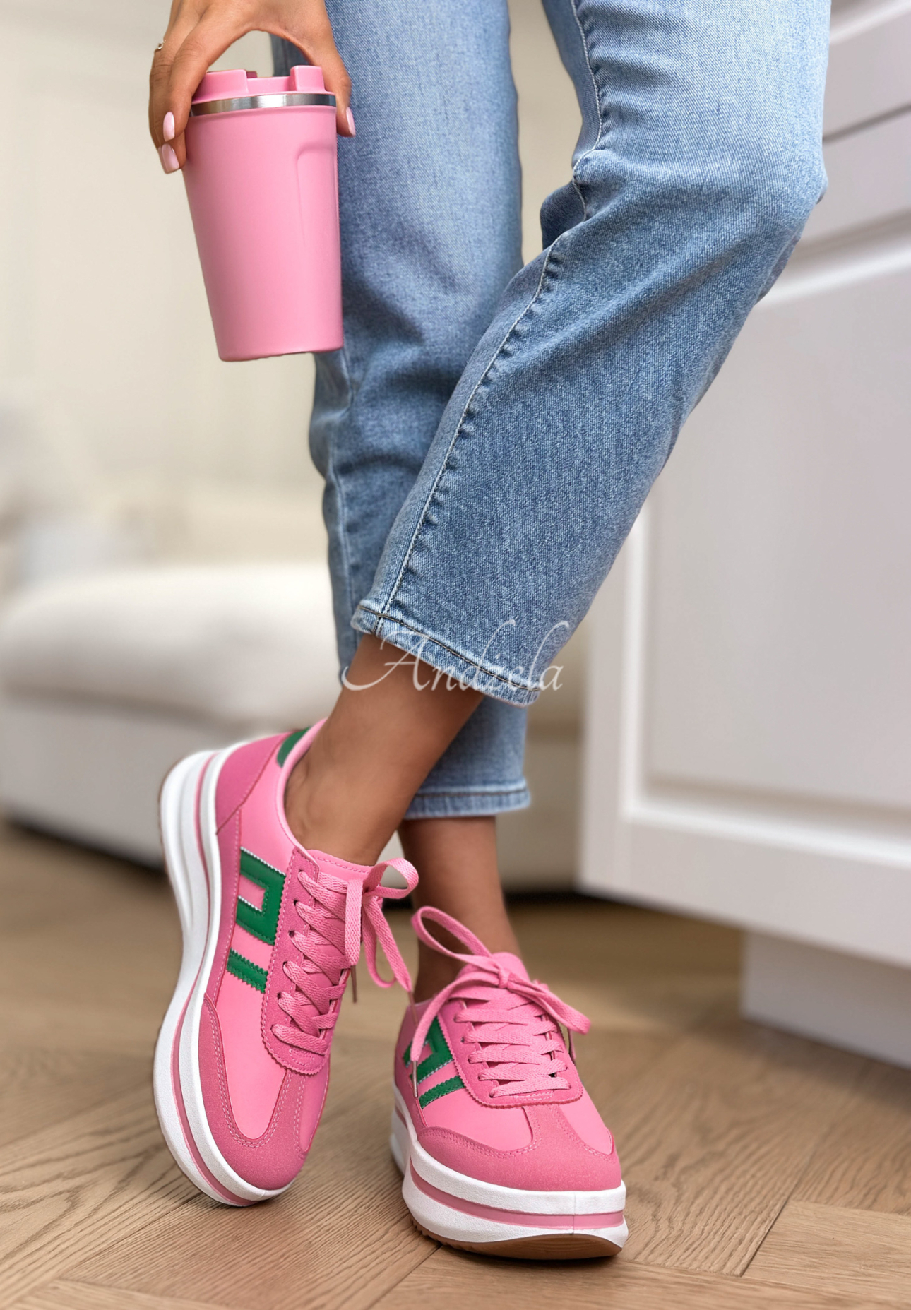 Tenisky Not Going Anywhere růžové