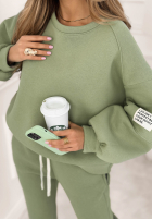 Tepláková souprava Fits Me Perfectly szałwiowy