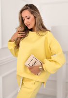 Tepláková souprava Fits Me Perfectly žlutá