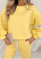 Tepláková souprava Fits Me Perfectly žlutá