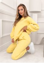 Tepláková souprava Fits Me Perfectly žlutá