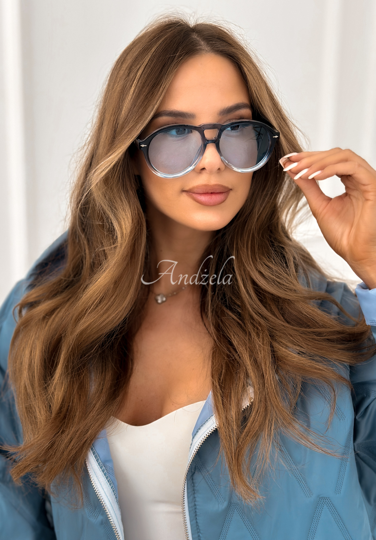 Sluneční brýle No More Glares modré