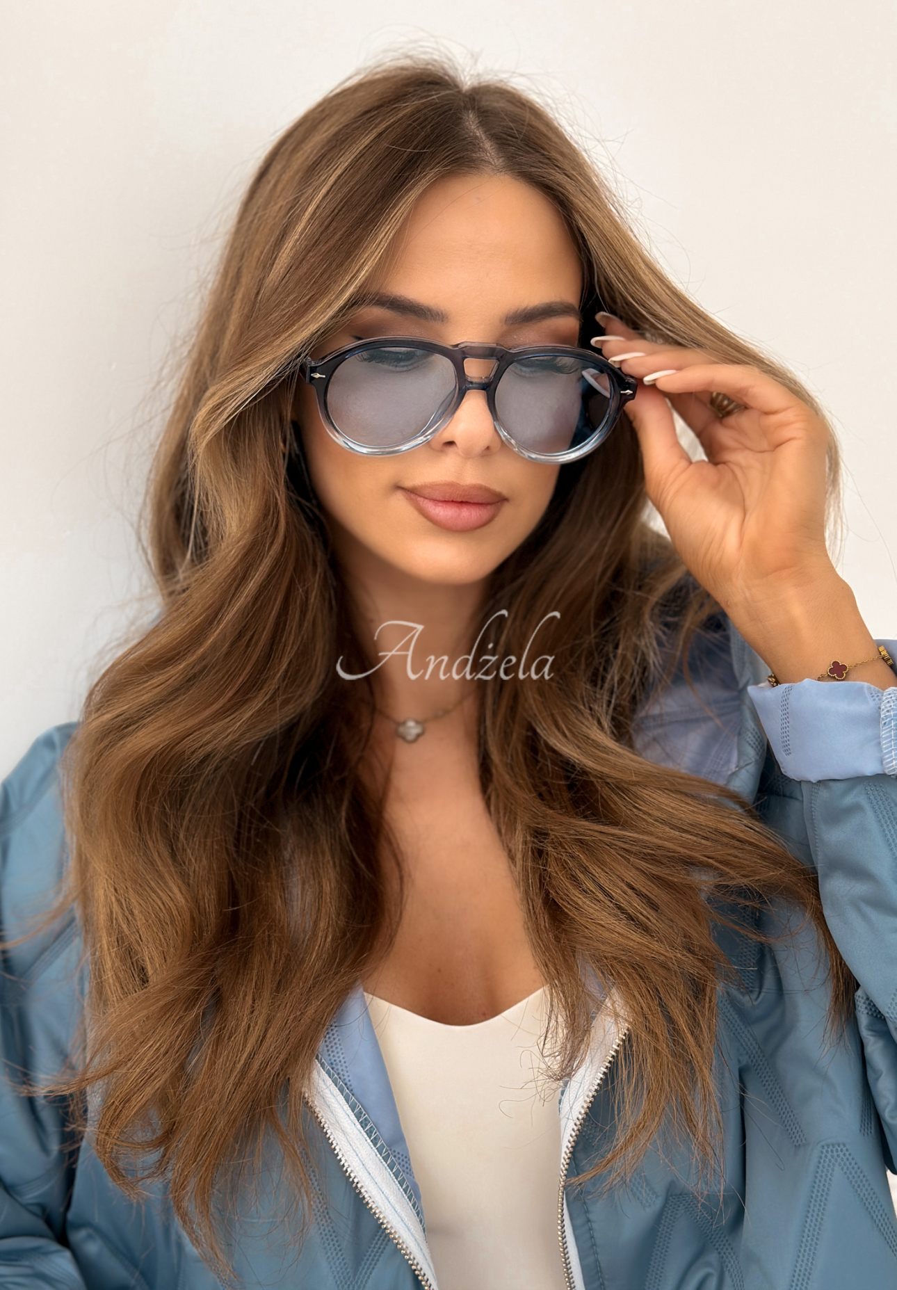 Sluneční brýle No More Glares modré