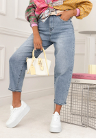 Kalhoty džínové  z paskiem I Said Enough modré