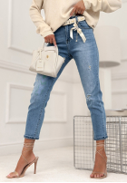 Kalhoty džínové  skinny Blessed With Energy světle modré