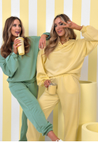 Tepláková souprava Remember About You žlutá