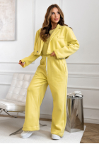 Tepláková souprava Mikina, Kalhoty i top 3in1 Almost There velbloudí