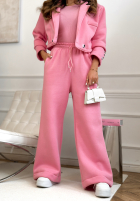 Tepláková souprava Mikina, Kalhoty i top 3in1 Almost There velbloudí