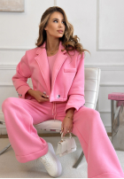 Tepláková souprava Mikina, Kalhoty i top 3in1 Almost There velbloudí