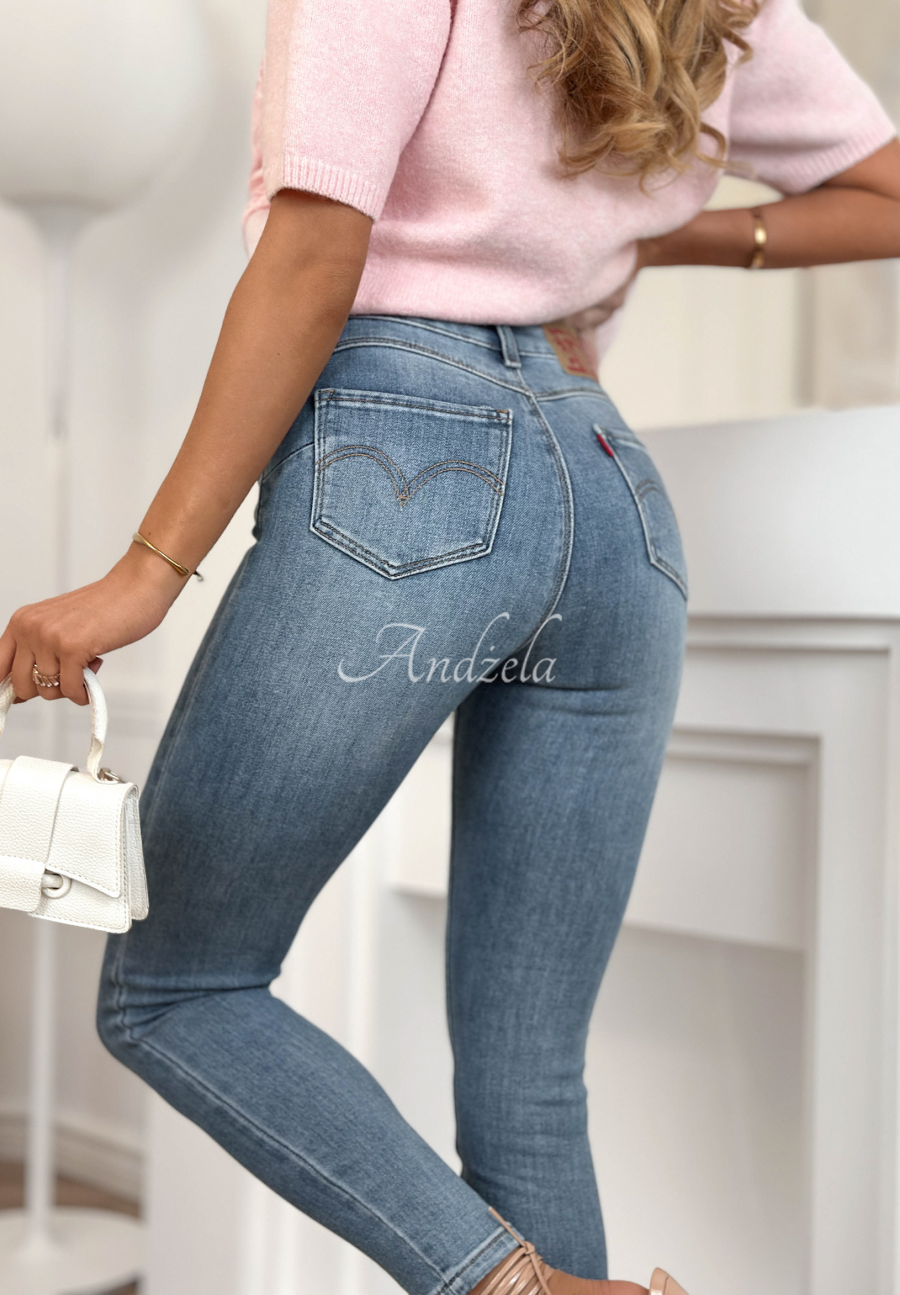 Skinny džíny Stay For Me modré