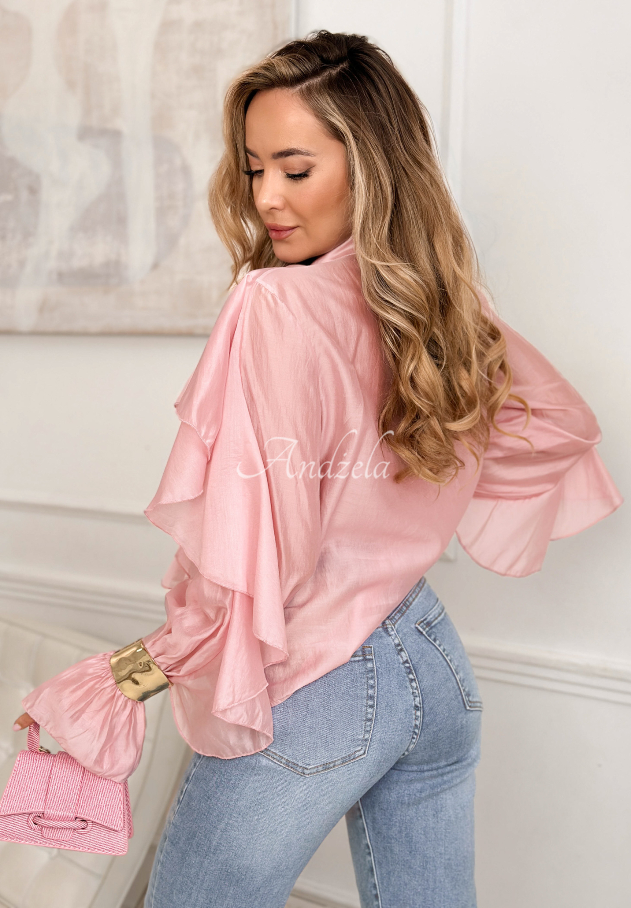 Košile s volánky Sweet Ruffles růžová