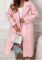 Dlouhý Kabát Springtime Success pudrová růžová