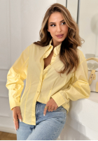 Košile z bufiastymi rękawami You Know Me žlutá