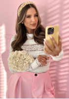 Kwiecista Čelenka na głowę z wiązaniem Floral Hair žlutá