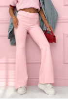 Legíny dzwony New Season Baddie pudrová růžová