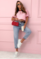 Kalhoty džínové  mom fit Where To Now modré