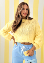 Miękki Svetr Mrs Sweet Candy žlutá