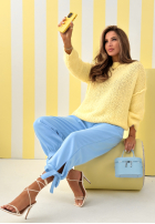 Miękki Svetr Mrs Sweet Candy žlutá