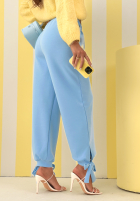 Kalhoty dresowe masełko Comfy & Trendy blankytné