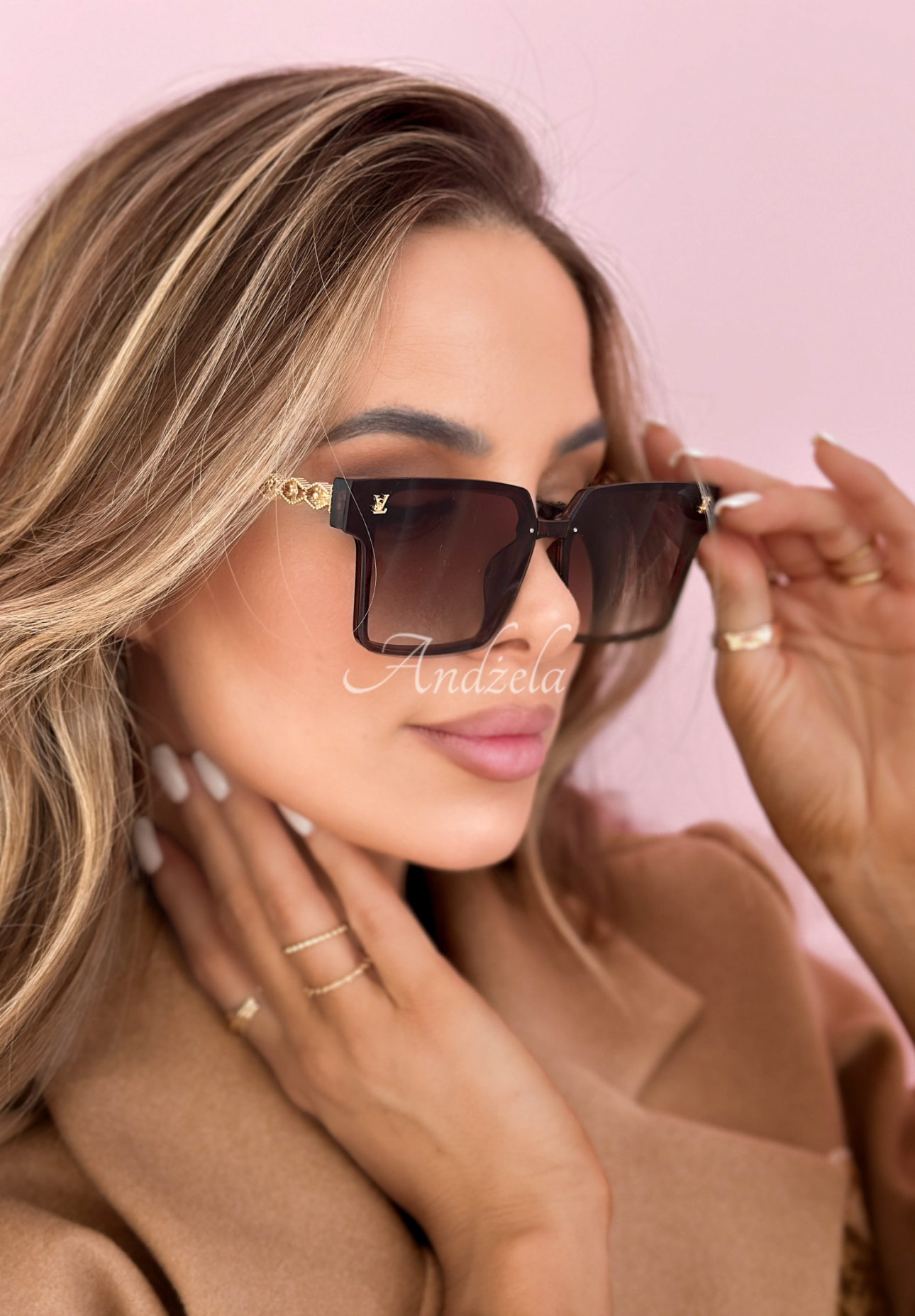 Sluneční brýle Summer Mood zlato-hnědé