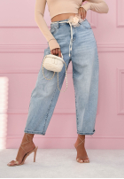 Kalhoty džínové  banana Adds New Life světle modré