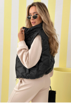 Krátká Prošívaná Vesta Spring Cloud ecru