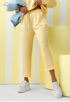 Tepláková souprava Mikina i Kalhoty Better Now žlutá