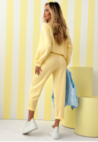 Tepláková souprava Mikina i Kalhoty Better Now žlutá