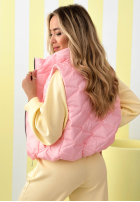 Krátká Prošívaná Vesta Spring Cloud ecru