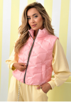 Krátká Prošívaná Vesta Spring Cloud ecru