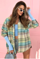 Košile w kratę Sunny Afternoon žlutá