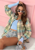 Košile w kratę Sunny Afternoon žlutá