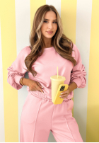 Tepláková souprava Full Of Motivation růžový