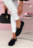 semišové mokasyny Smile Of Light černé